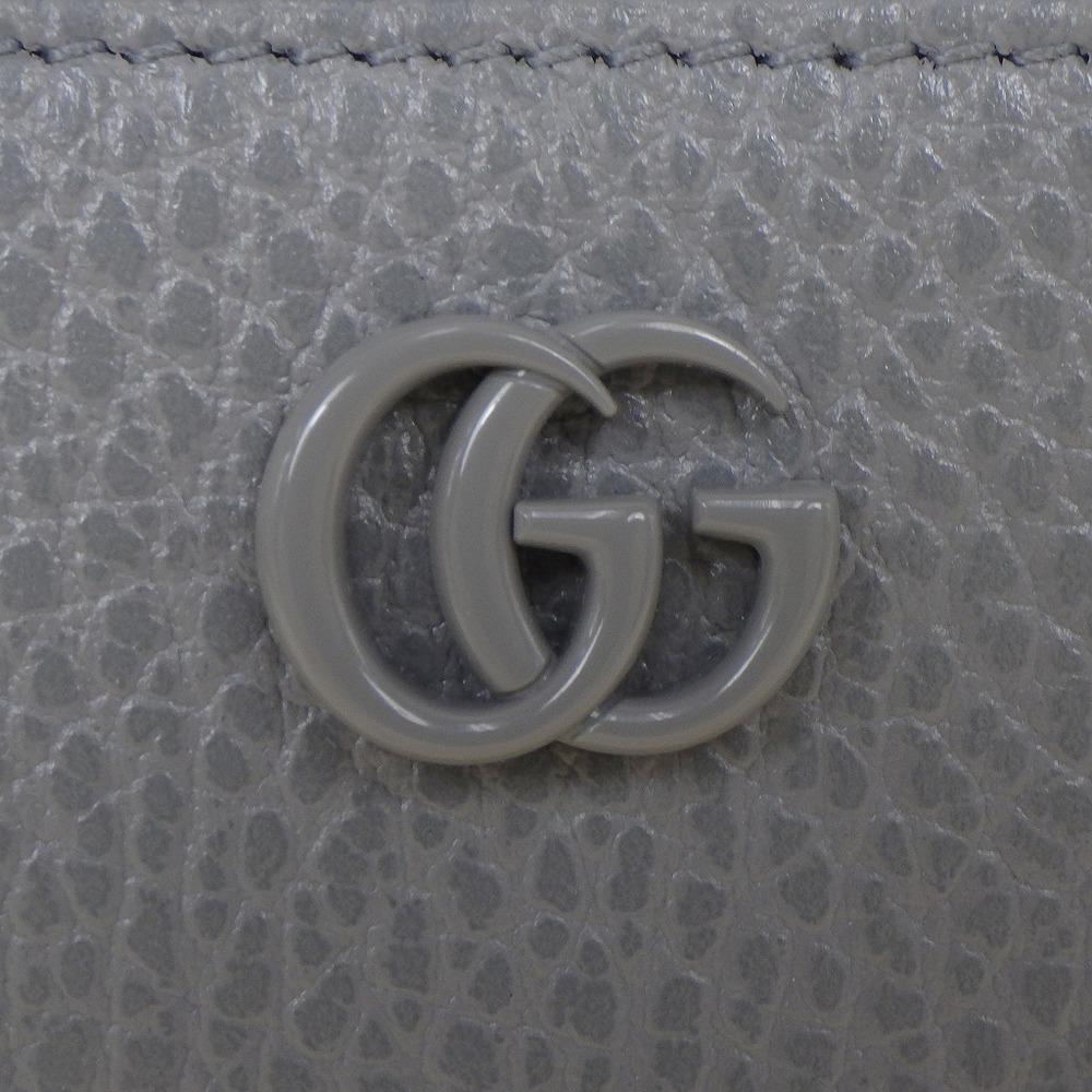 Gucci Double G Keychain Card Case Fragment Gray - image 4